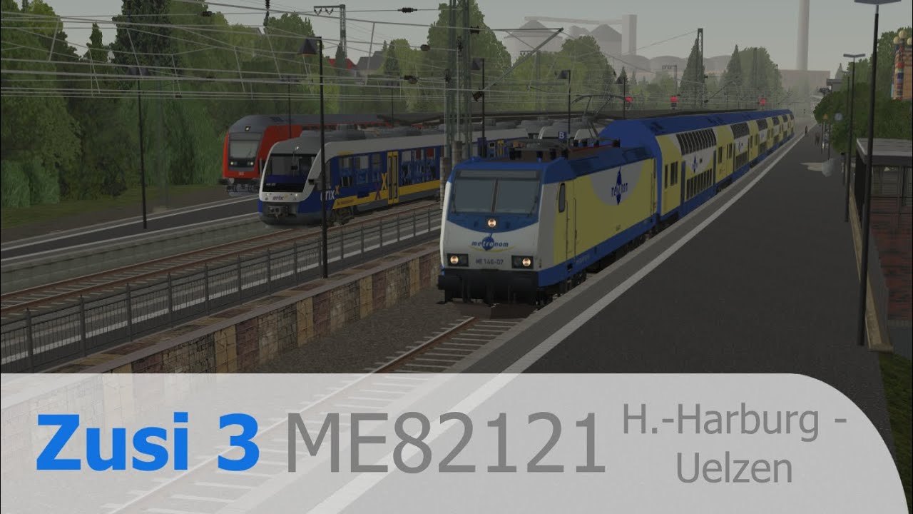 Zusi 3 / Mit dem Metronom von Hamburg-Harburg nach Uelzen /  '025