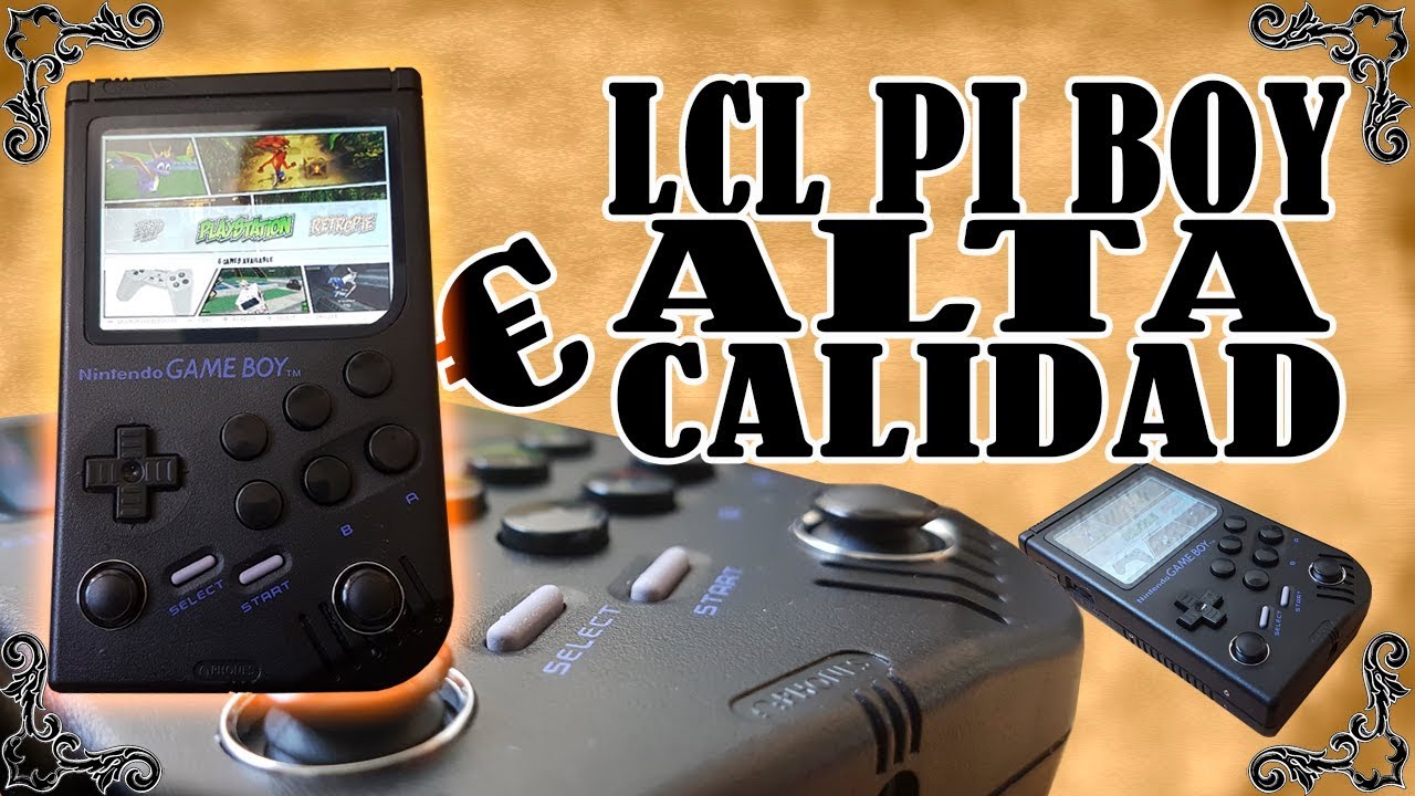 📢 LCL PI BOY-👉 GAMEBOY CON RPI3 DE LUJO-PANTALLA IPS!!😁👍