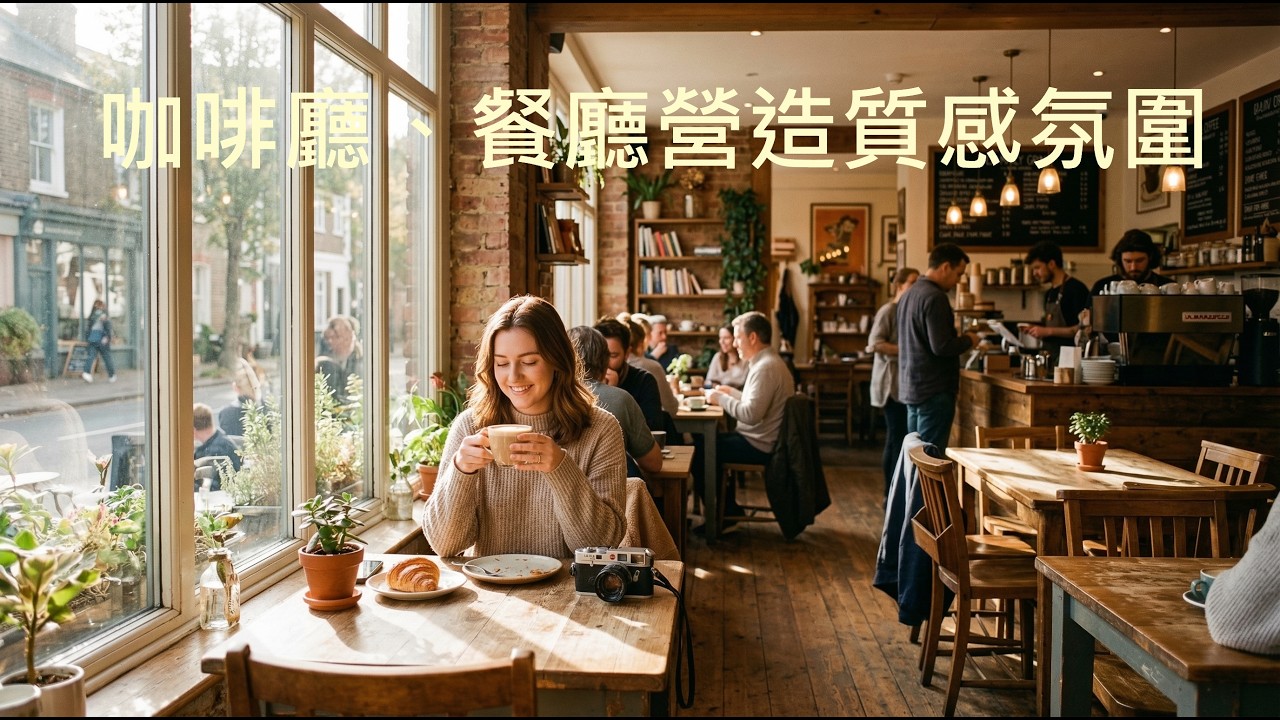 咖啡廳、餐廳營造質感氛圍