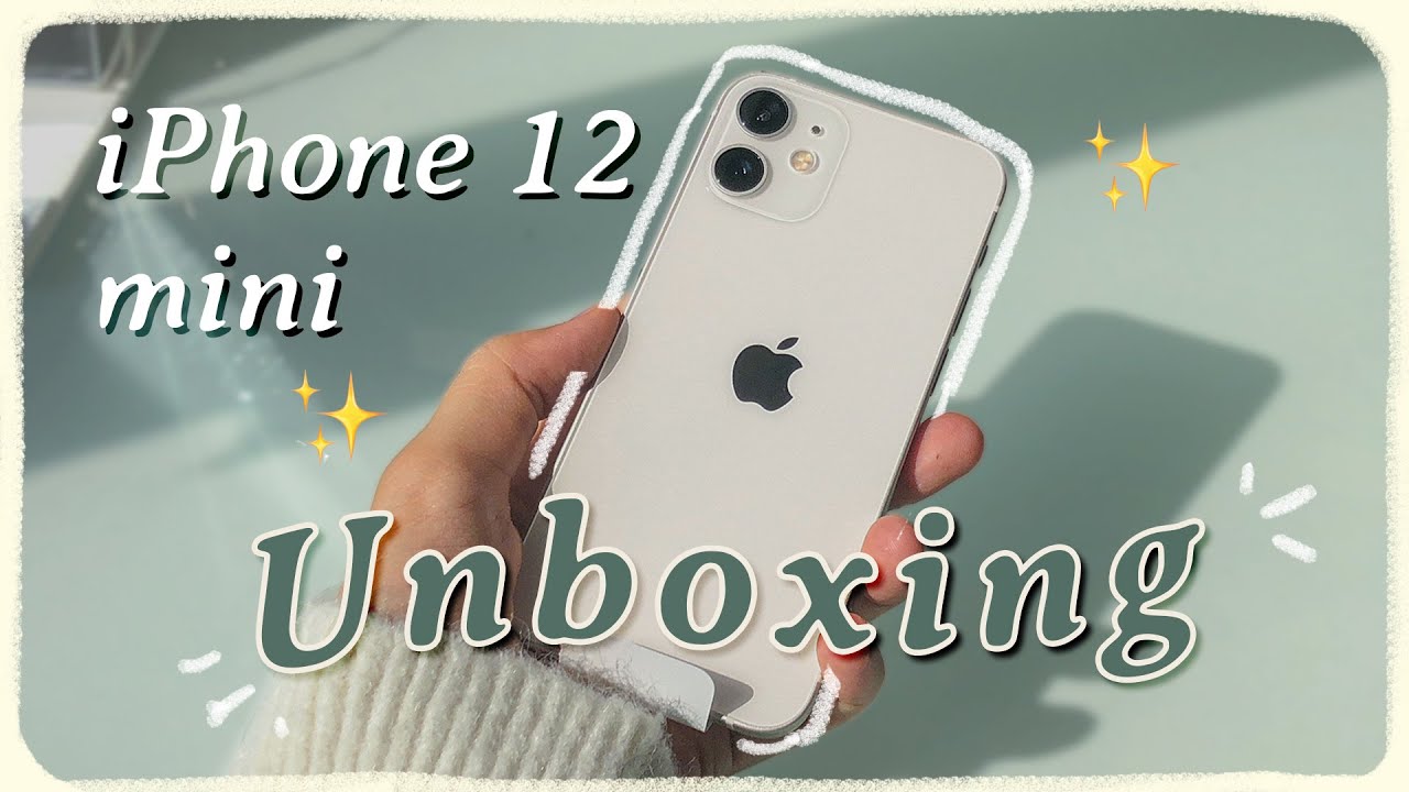 iphone 12 mini (white) unboxing *aesthetic*, camera comparison