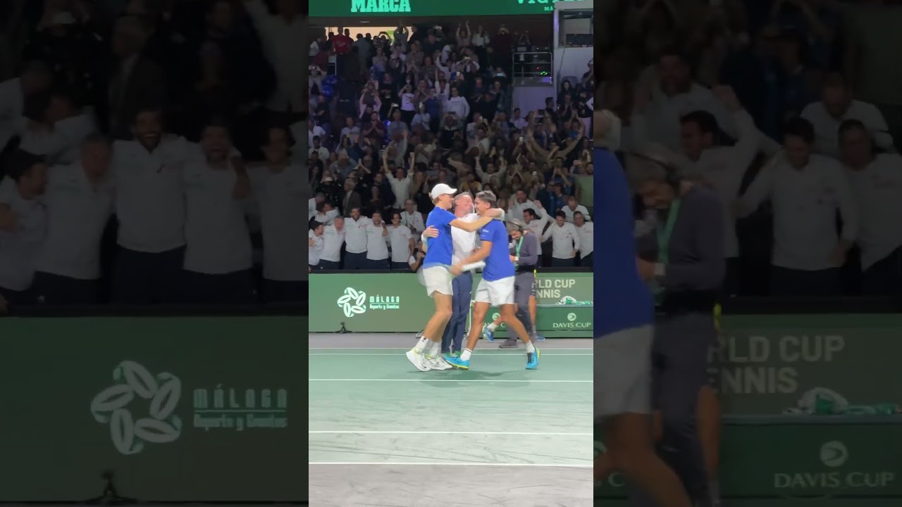 JANNIK SINNER/LORENZO SONEGO PUTS ITALY INTO THE DAVIS CUP FINAL 2023 🔥