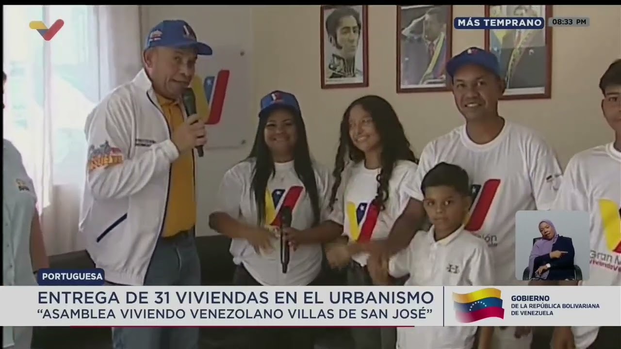 Delcy Rodríguez en inspección de servicios en Sarría, entrega de viviendas, 2 de febrero 2026