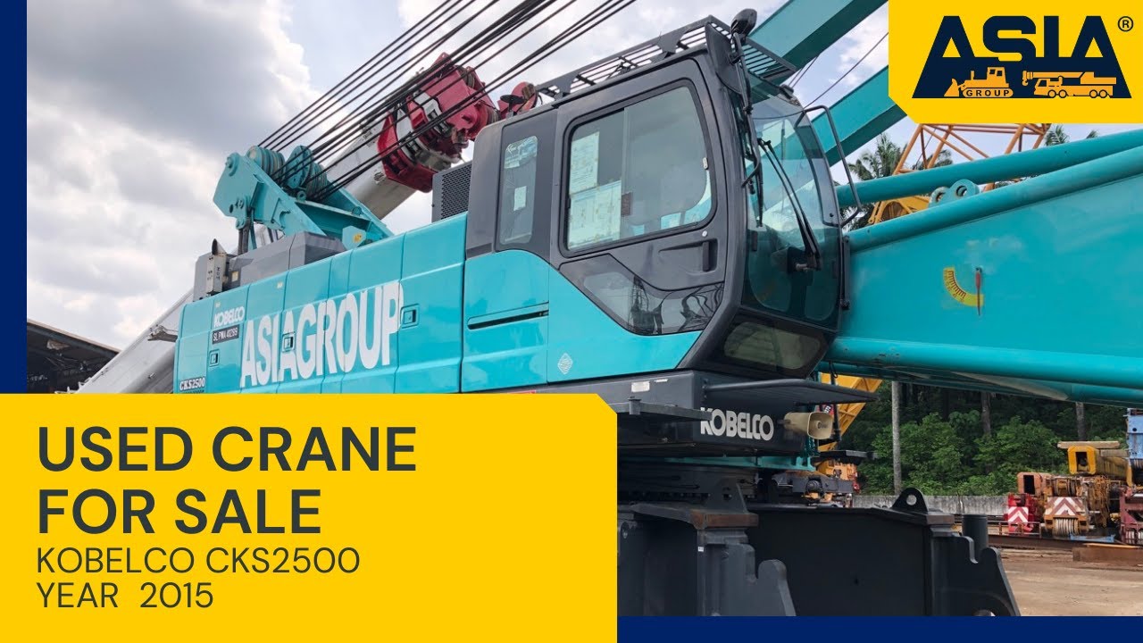 Kobelco CKS2500 Used Crawler Crane For Sale | USED CRANE SALES