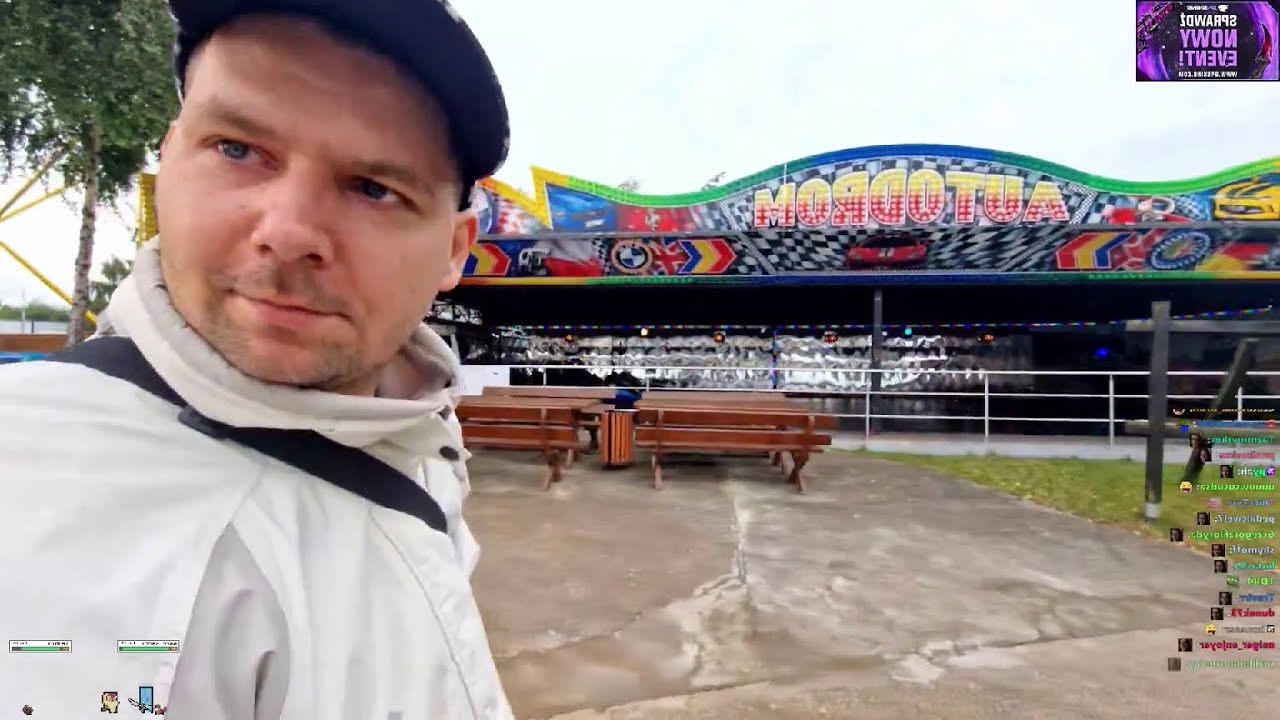Dawid jasper w Wesołym Miasteczku nad morzem