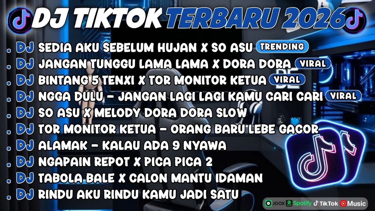 DJ TIKTOK TERBARU 2026🎵DJ SEDIA AKU SEBELUM HUJAN X SO ASU🎵DJ JANGAN TUNGGU LAMA LAMA X DORA DORA