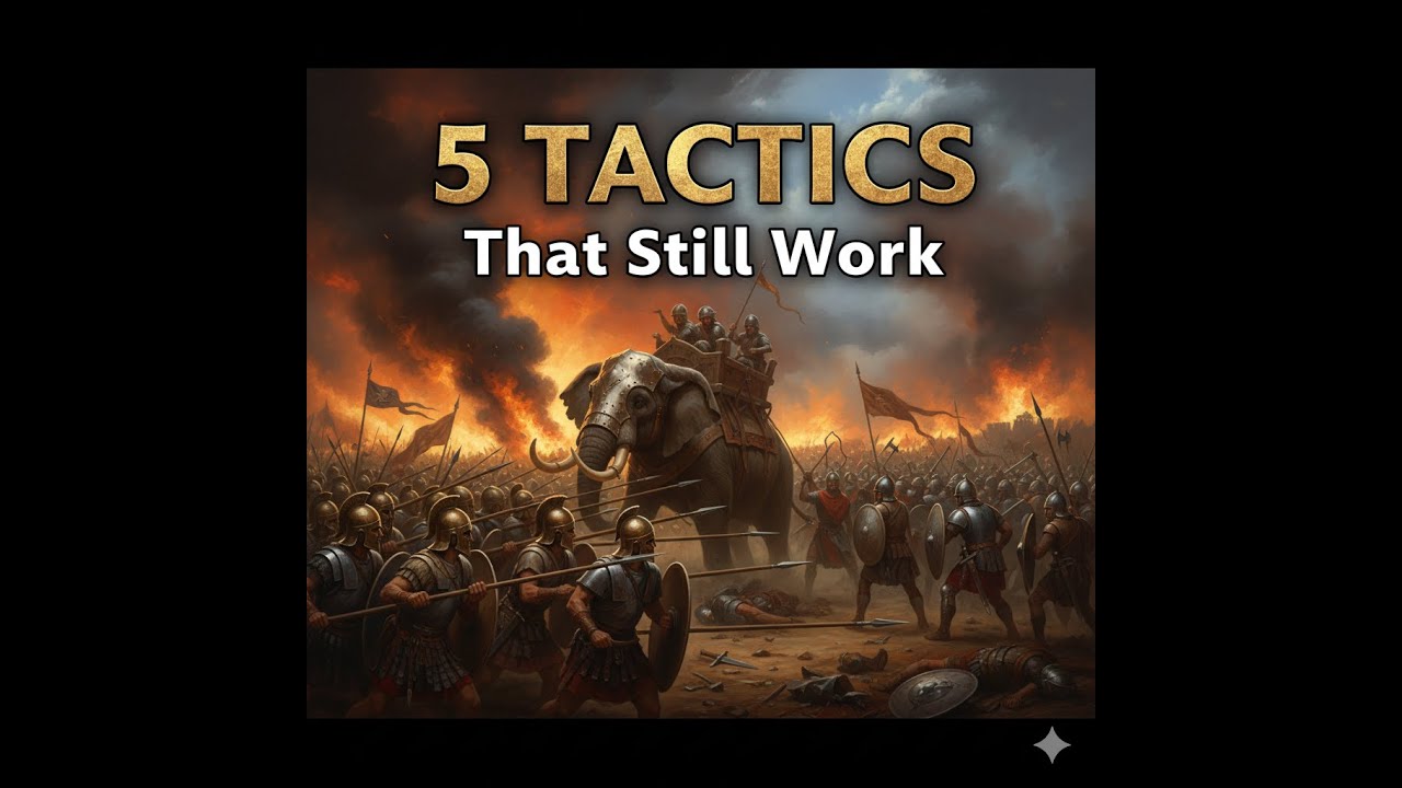Top 5 Ancient Battle Tactics That Still Work Today ⚔️&rdquo;  #History #WarTactics #AncientWarfare