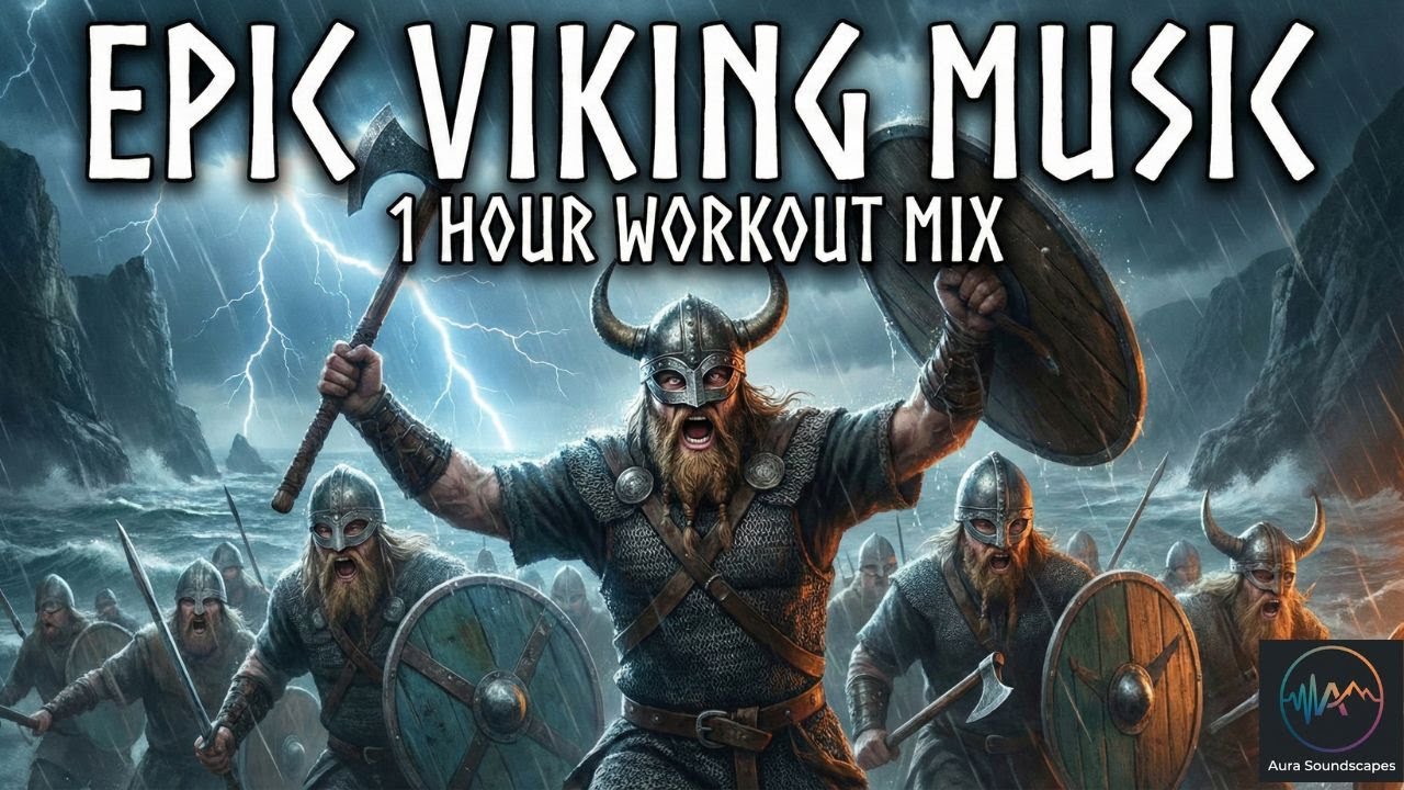 Dark Nordic Folk for Focus 🌑 Atmospheric Viking Music for Coding