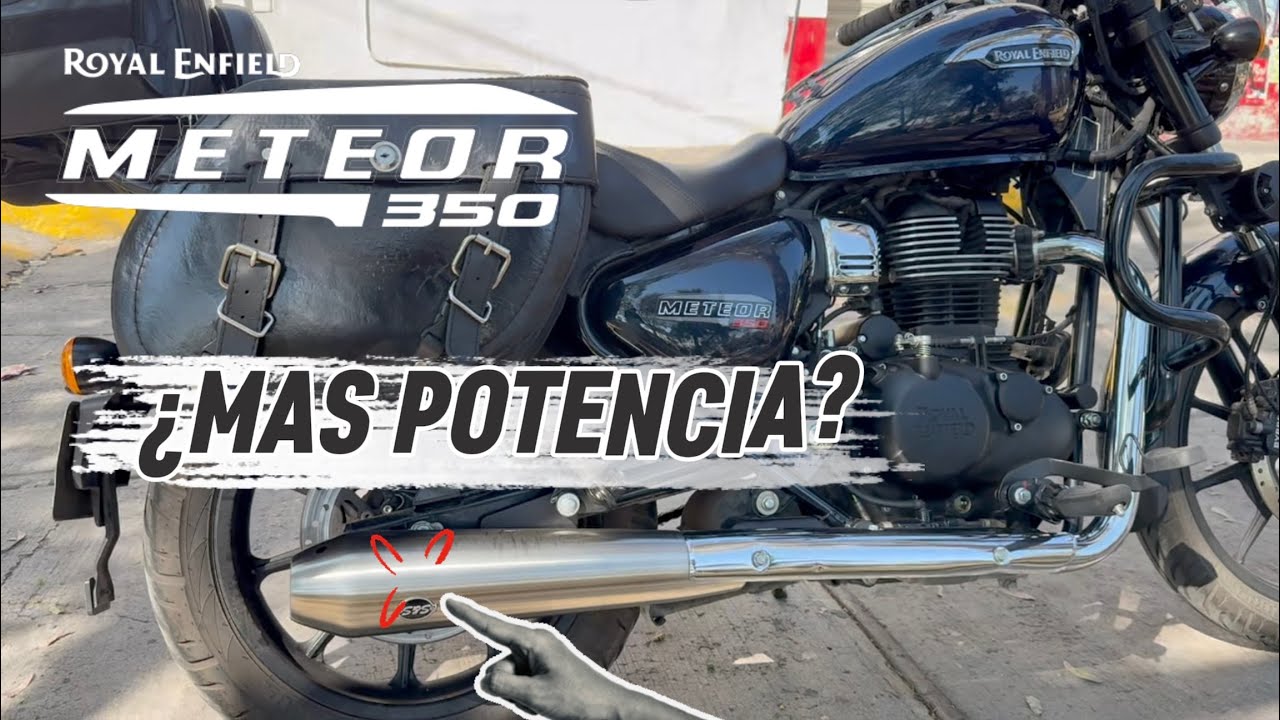¿VALE LA PENA? Escape S&S + Filtro DNA en mi Meteor 350 🏍️💨