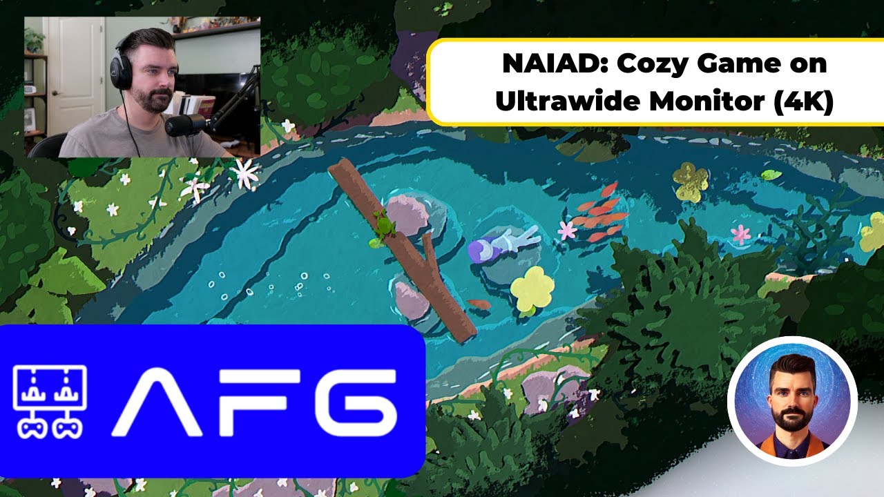 NAIAD Gameplay - Cozy Game on Ultrawide Monitor (4K)