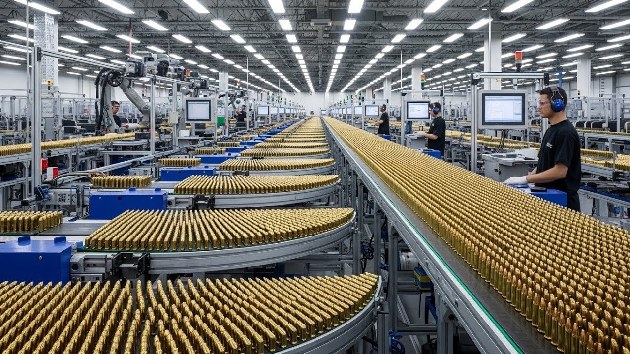 Inside the Bullet's factory : How Bullets Are Made – Ammunition Factory Process