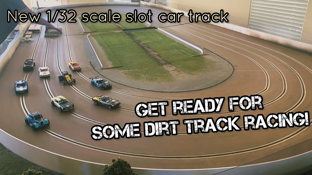 New 1/32 Slot Car Dirt Track!