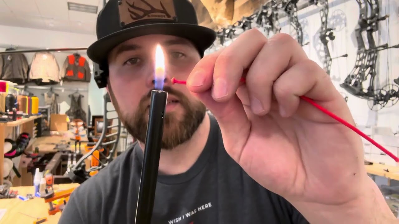 How to tie a D LOOP on your bow string 🤘🤘🤘🤘