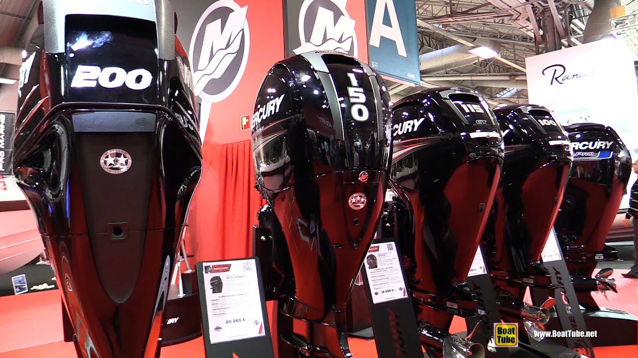 2016 Mercury Outboard Marine Engines 200hp 150hp 115hp 100hp 90hp - Walkaround