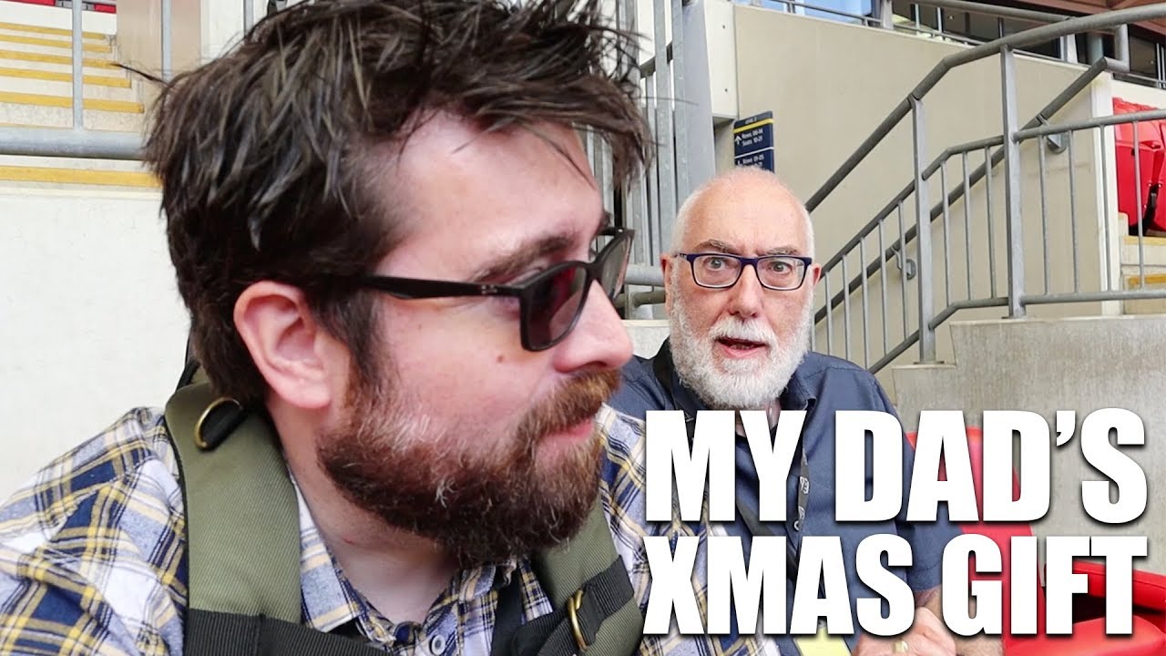 MY DAD'S CHRISTMAS PRESENT | WEMBLEY STADIUM TOUR & LONDON 2018 TRIP | FAMILY VLOG