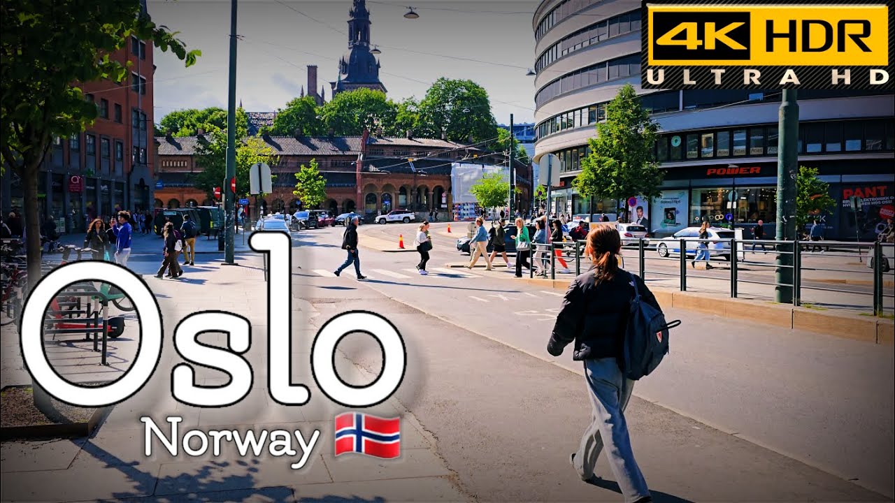 👣Walk with Me in Oslo | City Center | 4K HDR | June 2024👣