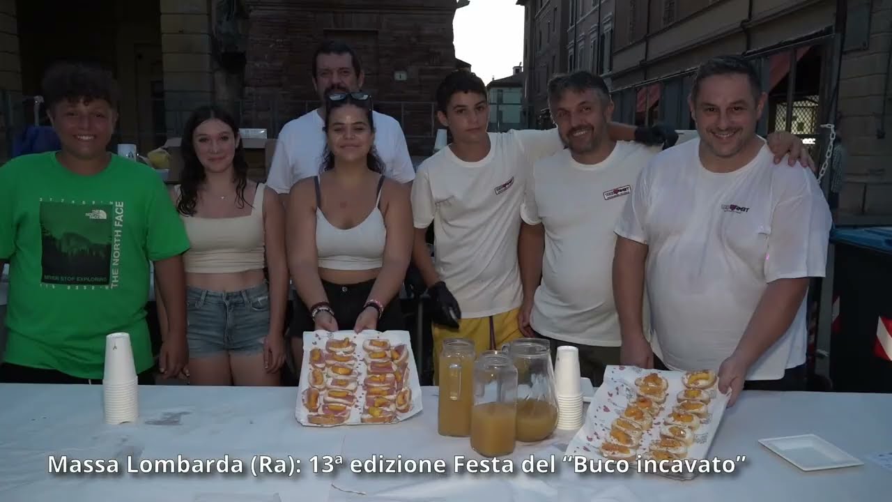23 Agosto 2024 Piazza Matteotti Massa Lombarda, 13^ edizione della Festa del ‘’ Buco incavato ‘’