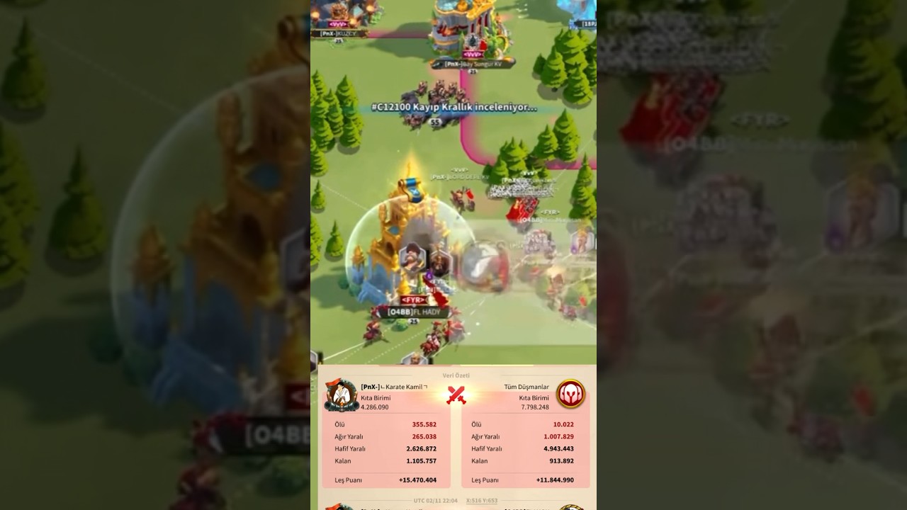 2230 Tarık Sargon Rally. #riseofkingdoms #rok #kvk #garnizon #garrison