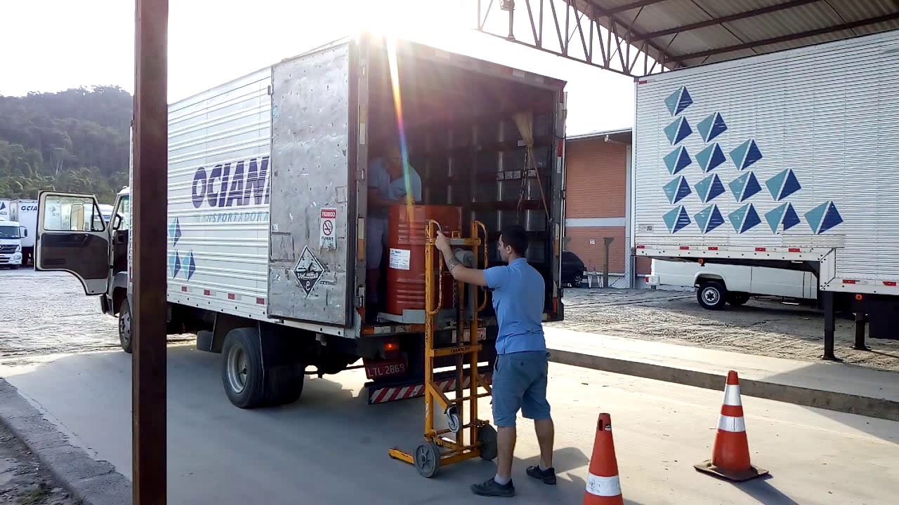 Descarga de 1 tambor, máquina manual