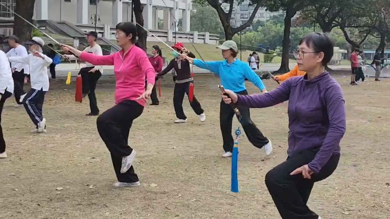 115／1／25高雄市太極拳協會舉辦楊家傳統太極劍研習，教學成果發表演練__高雄市中正文化中心