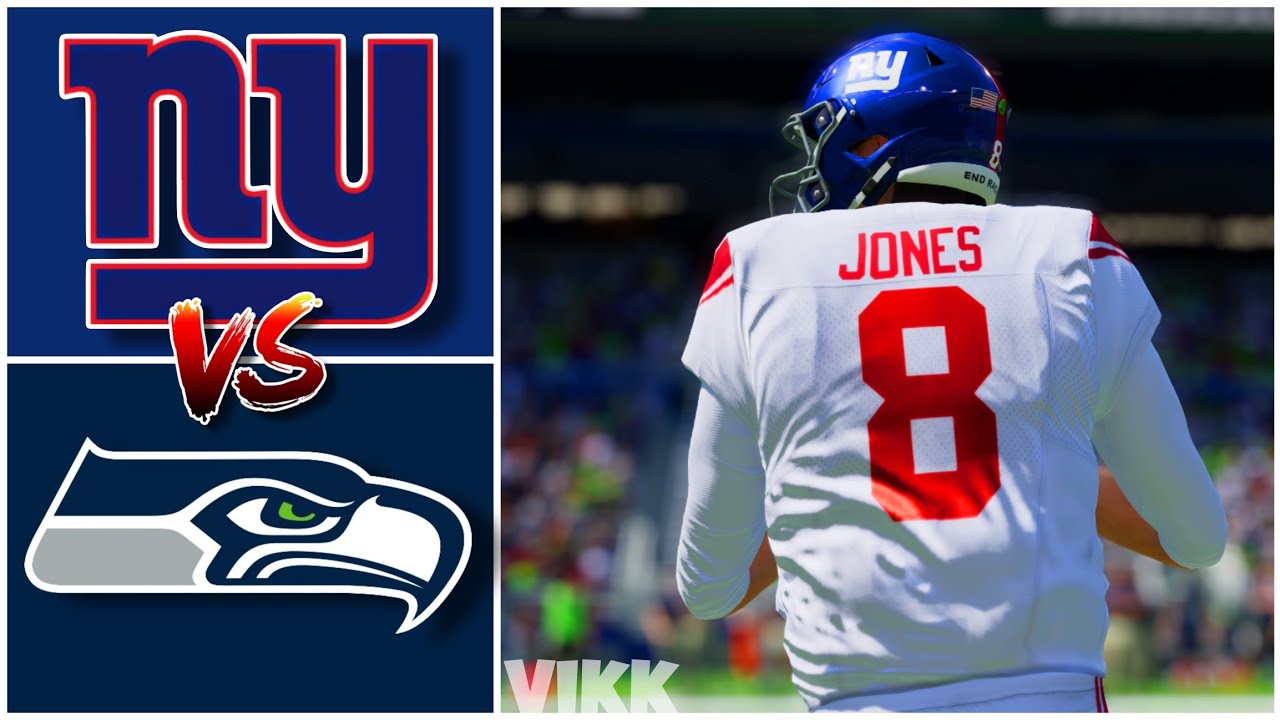 Giants vs Seahawks Simulation (Madden 24 Free Agency Rosters)