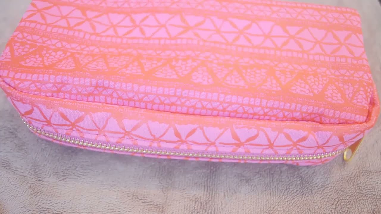 ASMR: Packing a Pink Pencil Case - Gentle Nostalgic Sounds