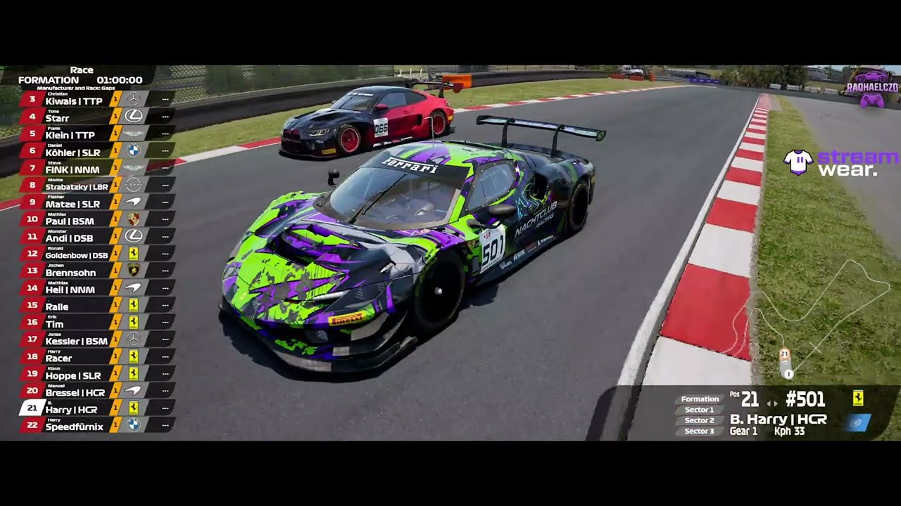 [NCR] Nacht Club Racing - Season 1 Team Cup Rennen 1/6 - Kyalami 60min
