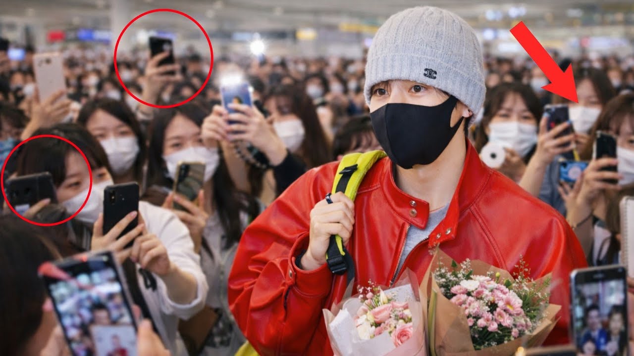 🔴НОВОСТЬ! Тэхён из BTS вызвал панику в аэропорту Инчхон — ARMY заметили что-то странное 👀