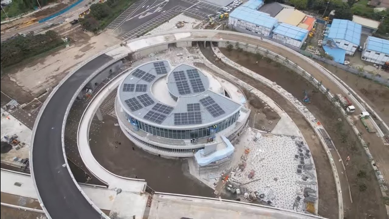 2026.03.07  淡江大橋工程 淡水端 施工概況 各區最新進度概況 空拍直播