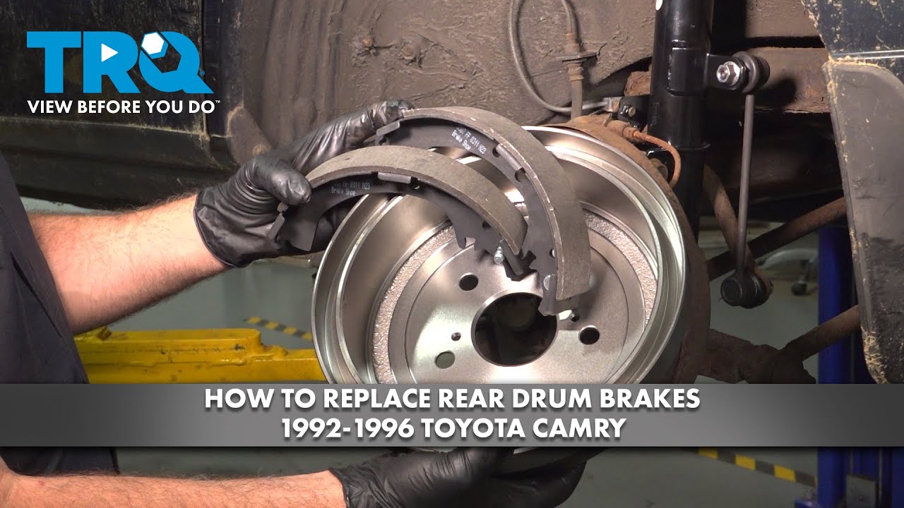 How to Replace Rear Drum Brakes 1992-1996 Toyota Camry