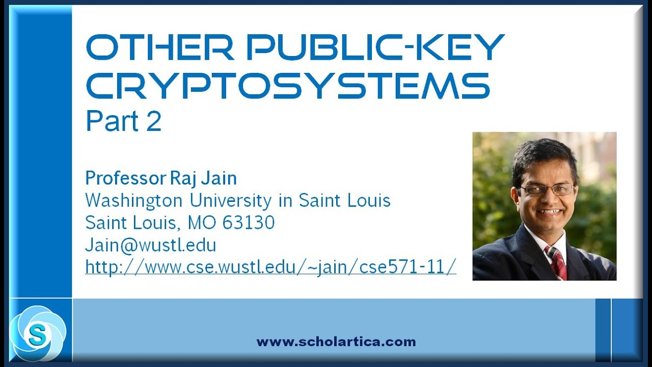 Other Public Key Cryptosystems: Part 2