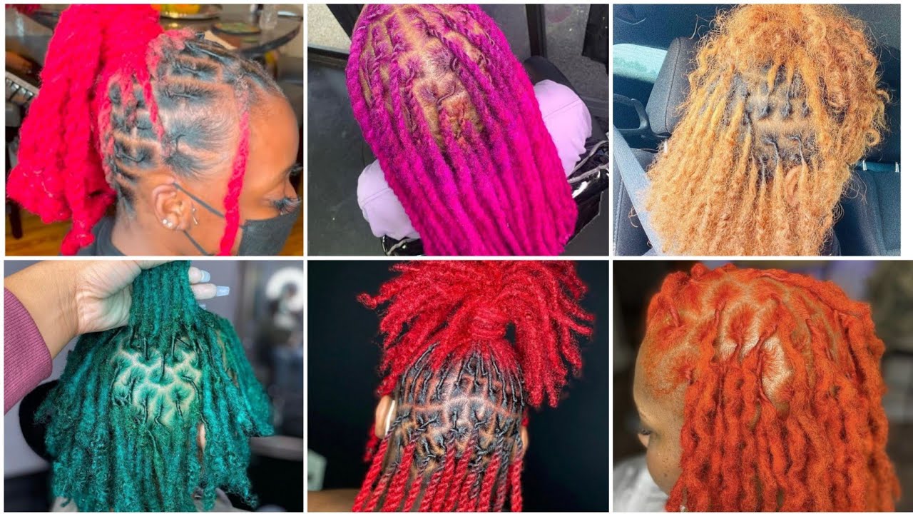 Colorful Dreadlocks Hairstyles For Black Women// #dreadlocks #dreadlocksstyles #dread #dreads