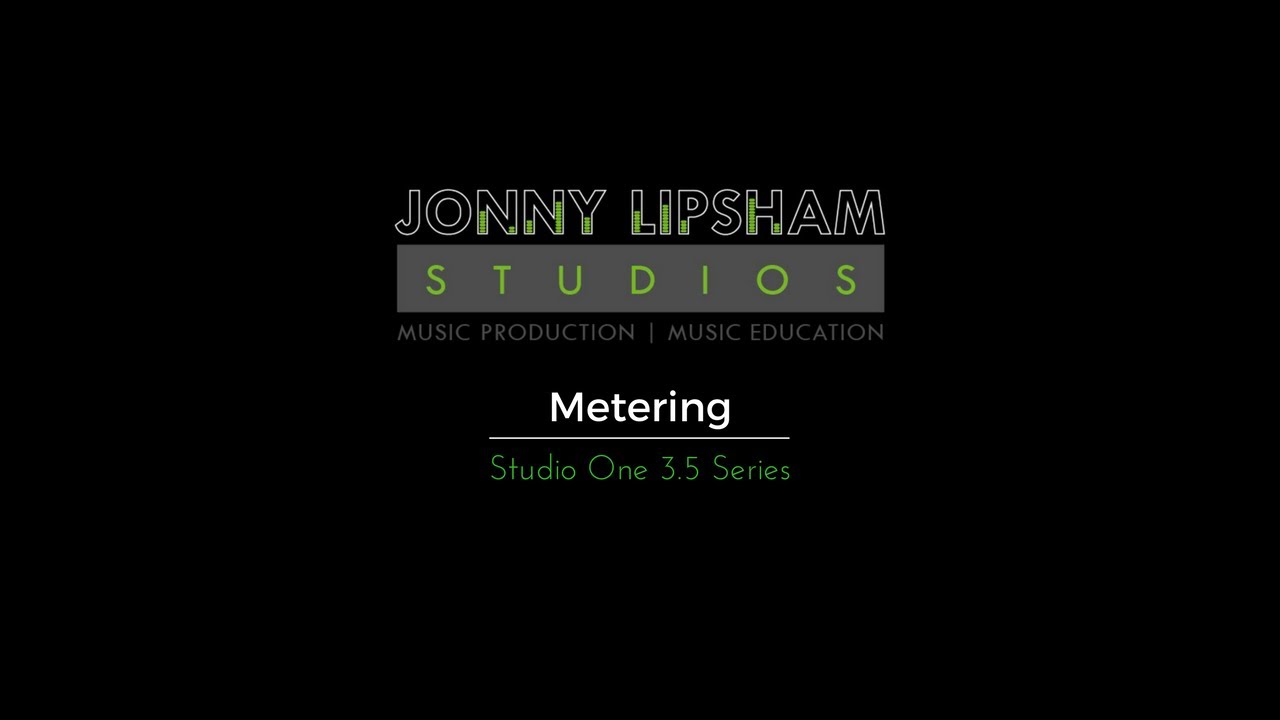 Studio One 3.5 - Metering