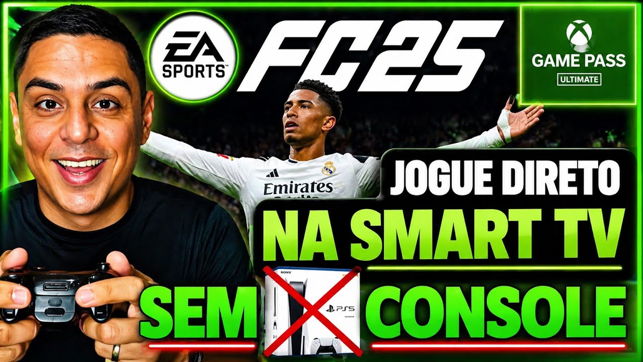 CHEGOU O EA SPORTS FC 25 (FIFA 25)  - VEJA COMO É JOGAR NA TV SEM CONSOLE  - XBOX / XCLOUD/GAME PASS