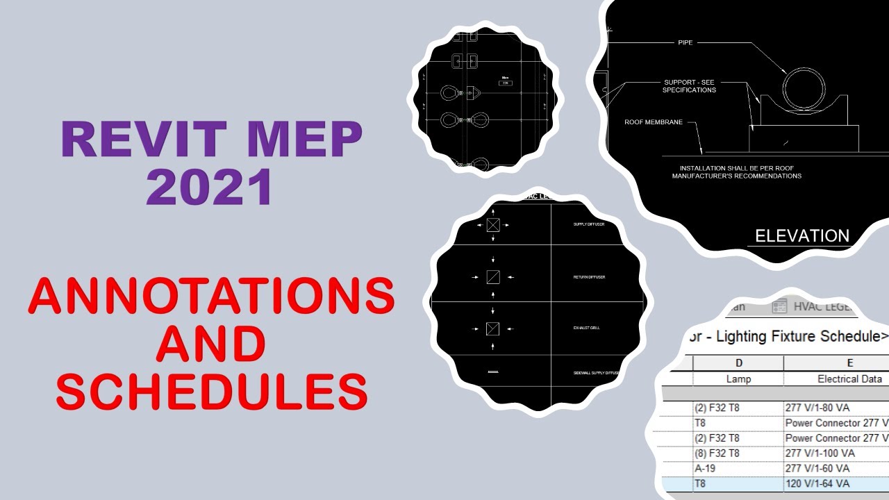 REVIT MEP 2021 — ПОШАГОВОЕ РУКОВОДСТВО 25 — АННОТАЦИИ И РАСПИСАНИЯ
