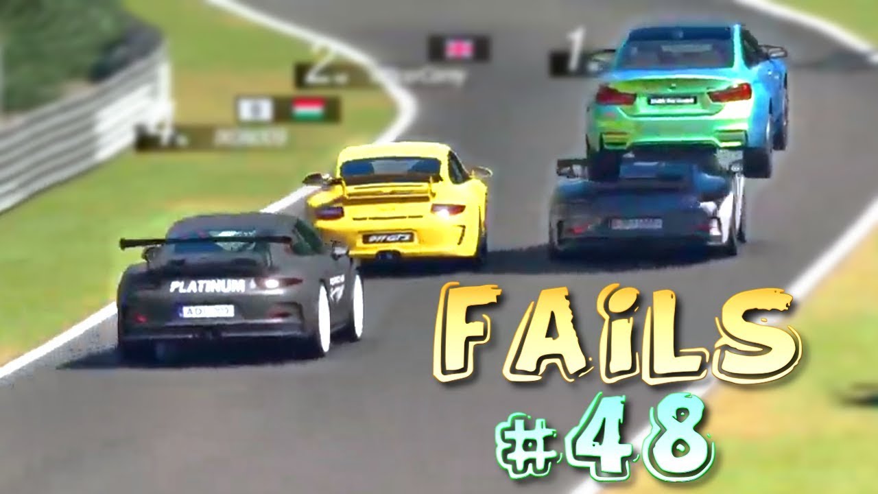 Racing Games FAILS Compilation #48