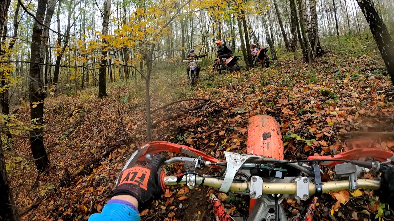 zimowy wypad bez śniegu na moto :O #cross #enduro