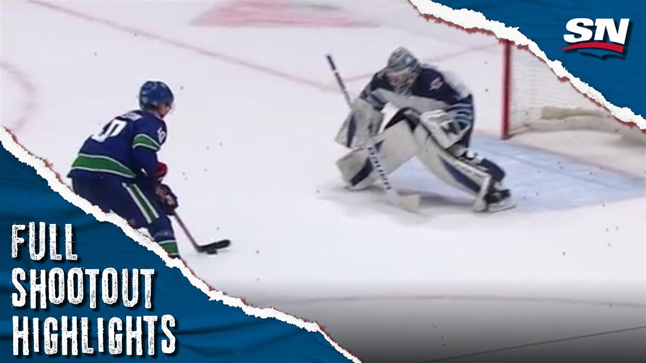 Winnipeg Jets At Vancouver Canucks | FULL Shootout Highlights