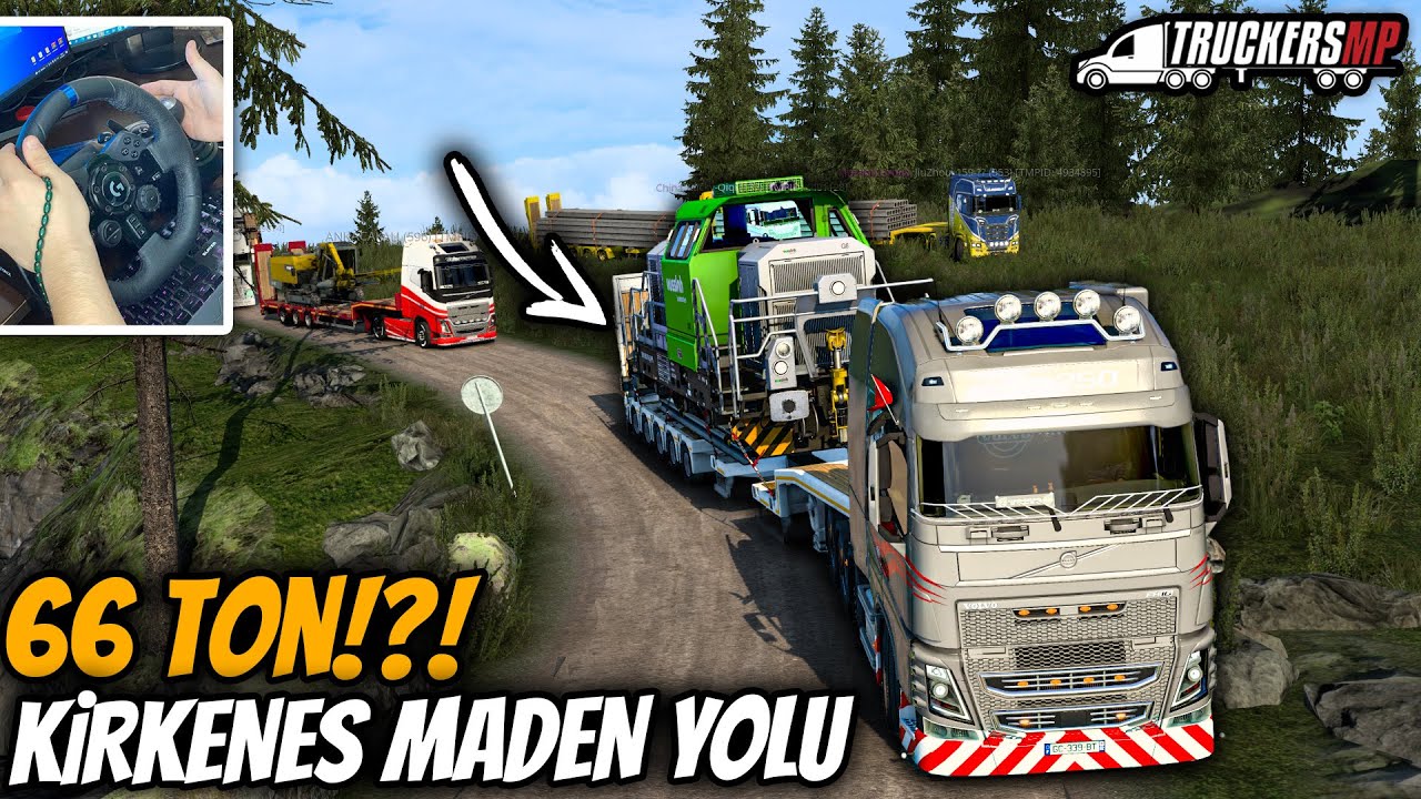 MADEN YOLUNDA 61 TON YÜK TAŞIRSAN NE OLUR ??? | VOLVO FH16 750HP | KİRKENES MADEN YOLU - ETS 2 MP