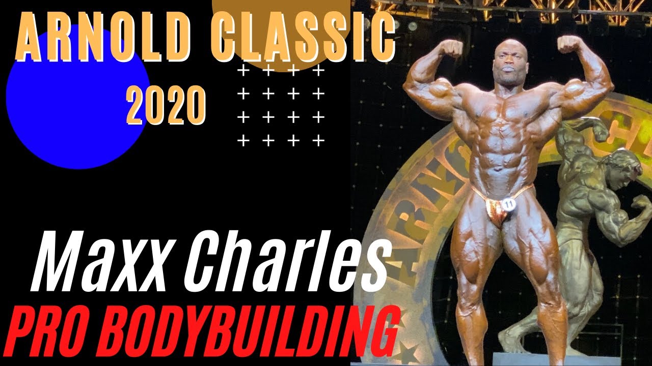 Maxx Charles at the 2020 Arnold Classic prejudging