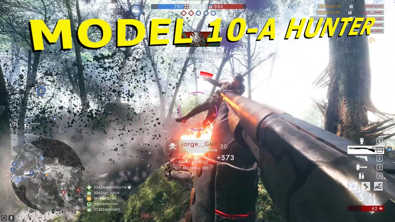 BF1 - Model 10-A Hunter, Dynamite, gas grenade
