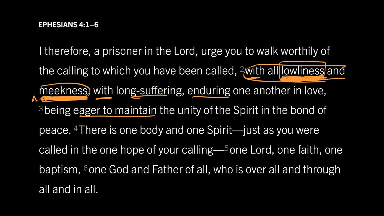 What Is Biblical Meekness? Ephesians 4:1–6, Part 9