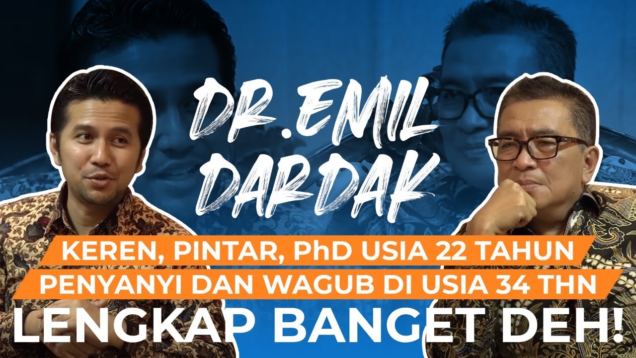 Keren, Pintar, PhD Usia 22thn, Penyanyi dan Wagub Usia 34thn. Lengkap Banget Deh | Dr. Emil Dardak