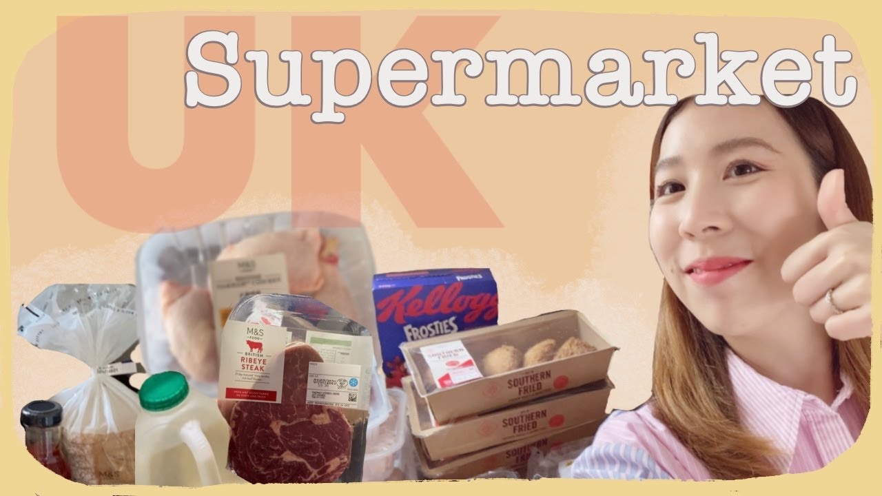ซื้อของกิน ในซุปเปอร์อังกฤษ on budget | M&S supermarket in UK | Namploy’s diary