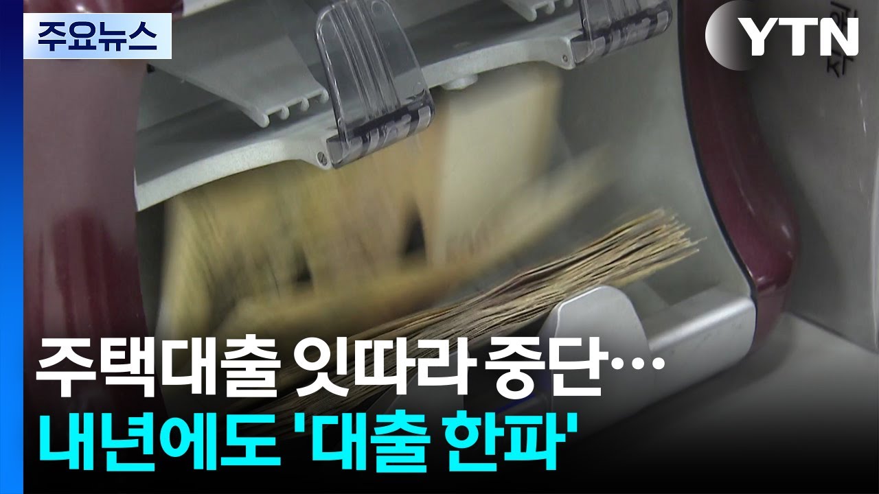 주택대출 줄줄이 중단...'대출 한파' 내년에도 이어질 듯 / YTN