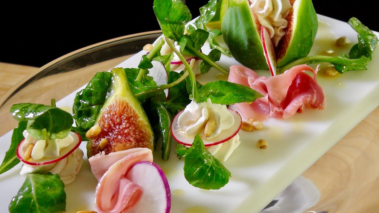 Goat Cheese Fig Salad – Bruno Albouze