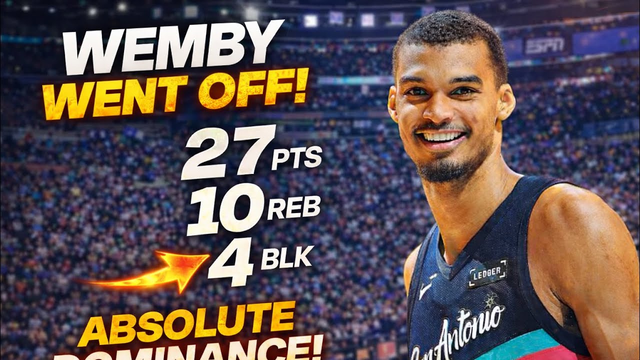 Victor Wembanyama Sparks INSANE Comeback vs Clippers | 27 PTS & 10 REB