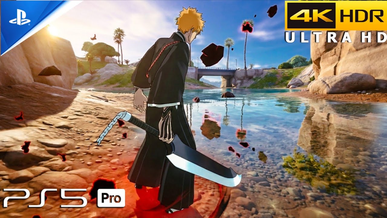 Fortnite (PS5 Pro) 4K 120FPS HDR Gameplay | Skin Ichigo Kurosaki (Bleach)