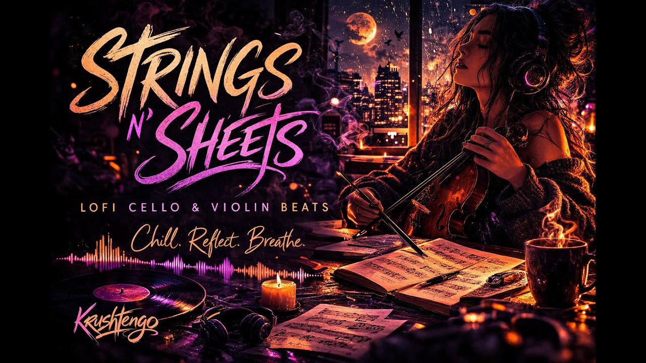 Strings n' Sheets | LoFi Cello & Violin Beats for Study, Relax, Sleep