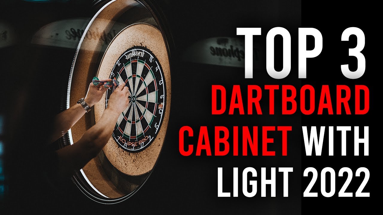 Top 3 Dartboard cabinets with light reviews 2022