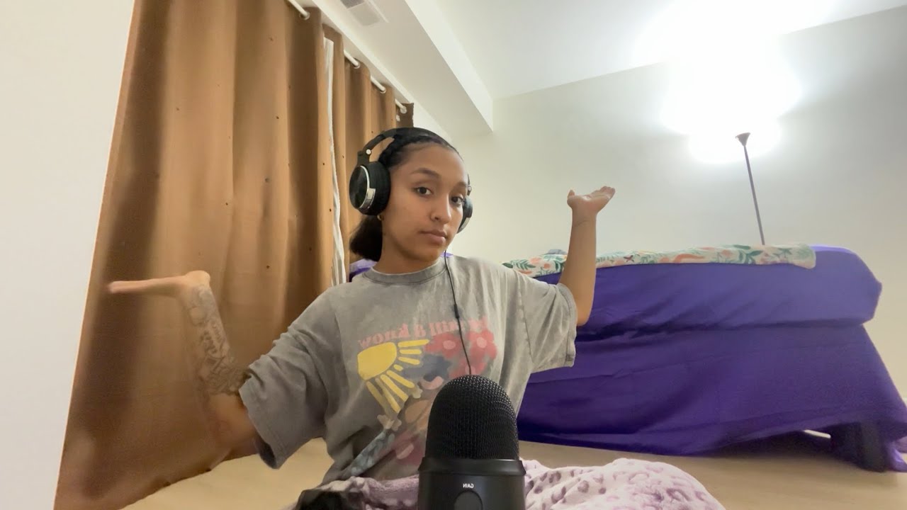 Hand movements , mic sound bible tour in my new apartment ASMR